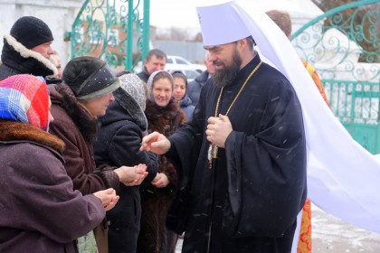 Архиерейское богослужение в Николаевском храме Артёмовска