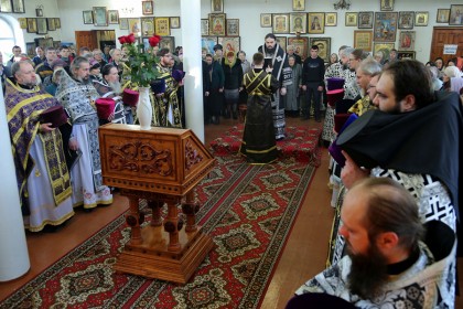 Литургия Преждеосвященных Даров в Шахтёрске